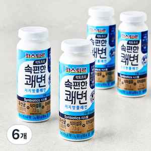 파스퇴르 속편한 쾌변 저지방 플레인 요구르트 4입, 600ml, 6개