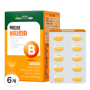 이너랩 액티브 비타민B, 60정, 6개