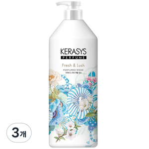 케라시스 프레쉬 앤 러쉬 퍼퓸 린스, 1L, 3개