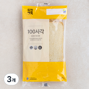 삼진어묵 100사각, 320g, 3개