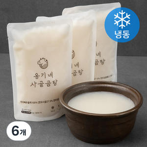 옹기네무지락 옹기네 사골곰탕 (냉동), 350g, 6개