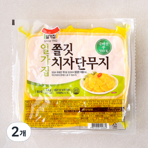 일가집 쫄깃치자단무지, 1kg, 2개