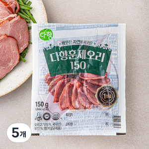 다향오리 훈제오리 슬라이스, 150g, 5개