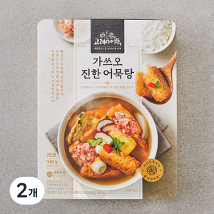 고래사어묵 가쓰오 진한 어묵탕, 340g, 2개