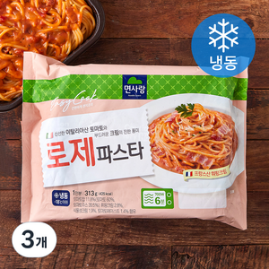 면사랑 로제파스타 1인분 (냉동), 313g, 3개