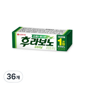 롯데웰푸드 후라보노 오리지날 9p, 26g, 36개