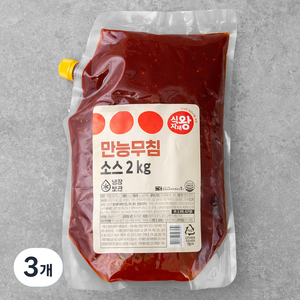 식자재왕 만능무침 소스, 2kg, 3개