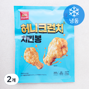 마니커에프앤지 허니크런치 치킨봉 (냉동), 300g, 2개