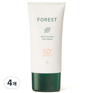 그린핑거 포레스트 마일드 카밍 선크림 SPF50+ PA++++, 80ml, 4개