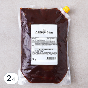 hcook 스모크 바비큐 소스, 2kg, 2개