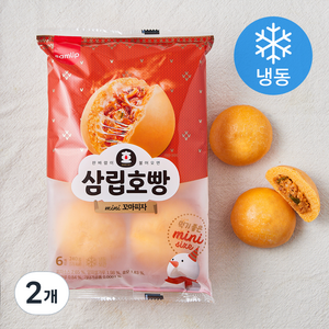 삼립호빵 미니 꼬마피자 6개입 (냉동), 240g, 2개