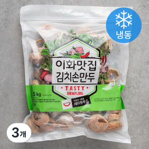 세미원 이화맛집 김치손만두 (냉동), 1.5kg, 3개