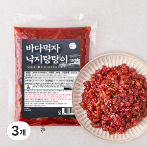 속초바다먹자 낙지탕탕이, 300g, 3개