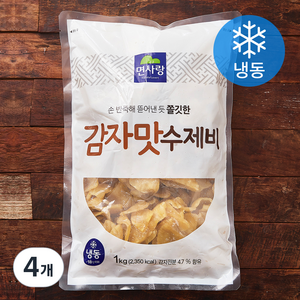 면사랑 감자맛 수제비 (냉동), 1kg, 4개