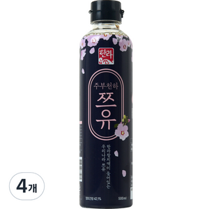 한라식품 주부천하 쯔유, 500ml, 4개