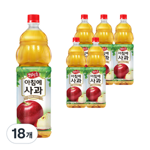 해태htb 과일촌 아침에 사과, 1.5L, 18개