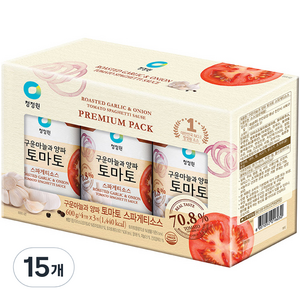 청정원 토마토 스파게티소스, 600g, 15개