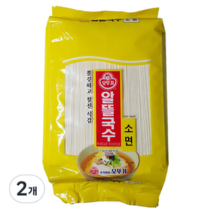 오뚜기 알뜰 국수 소면, 3kg, 2개