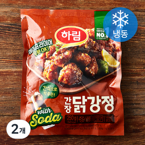 하림 간장 닭강정 (냉동), 250g, 2개