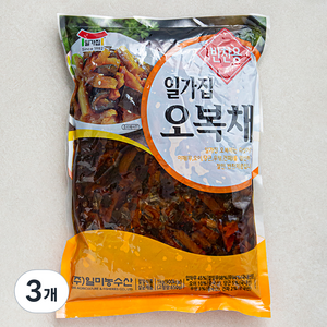 일가집 오복채, 3개, 1kg