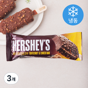 허쉬 토피넛앤초코바 (냉동), 90ml, 1개입, 3개