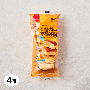 삼립 더블치즈 후레쉬팡, 98g, 4개