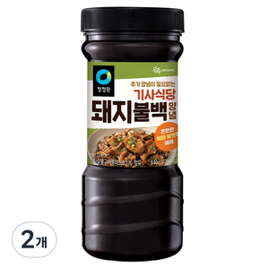 청정원 기사식당 돼지불백양념, 840g, 2개