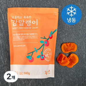 감미인 달콤하고 촉촉한 감말랭이, 500g, 2개