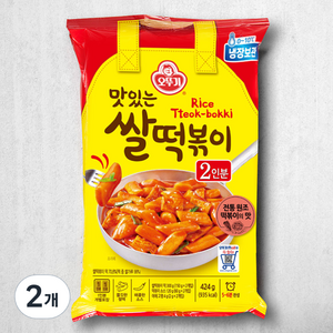 오뚜기 맛있는 쌀떡볶이, 424g, 2개