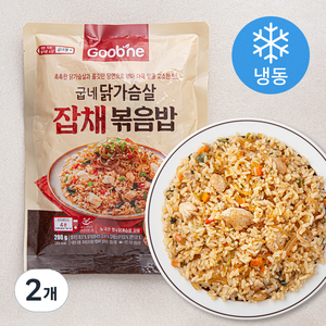 굽네 닭가슴살 잡채볶음밥 (냉동), 200g, 2개