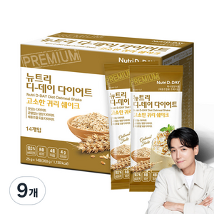 뉴트리디데이 다이어트 고소한 귀리 쉐이크 14p, 350g, 9개