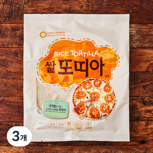 남향푸드또띠아 쌀또띠아, 225g, 3개