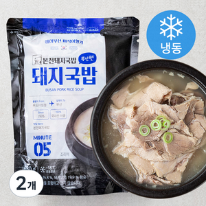 푸드어셈블 본전돼지국밥 돼지국밥 (냉동), 630g, 2개