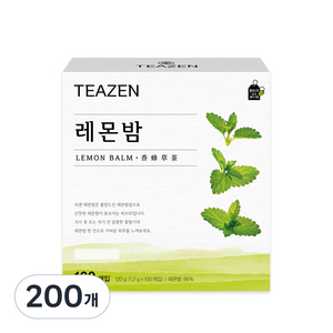 티젠 레몬밤 차, 1.2g, 100개입, 2개