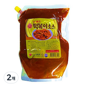 오뚜기 오쉐프 떡볶이소스 2kg, 2개