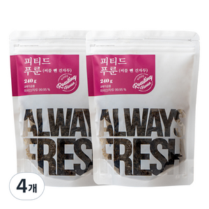 몸애조화 피티드 푸룬, 240g, 4개