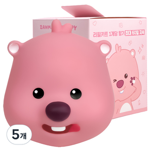 벨르아망 잔망루피 군침루피 빅페이스 차량용 방향제 리필 17g, 5개, 미드섬머나잇