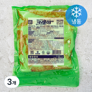 한성기업 크래미 F2 (냉동), 1kg, 3개