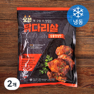 목우촌 오븐 닭다리살 숯불양념맛 (냉동), 400g, 2개