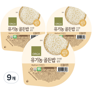 올가홀푸드 유기농 골든밥, 180g, 9개