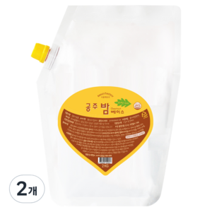 서울팩토리 공주 밤 베이스, 2kg, 2개