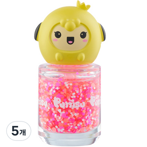 뿌띠슈 글리터팡팡 네일 8ml, G12 핑크페스티벌, 5개
