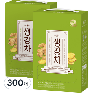 우리차 생강차, 15g, 50개입, 6개