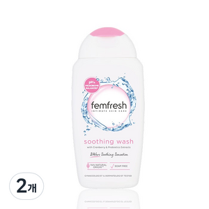 펨프레쉬 수딩워시 데일리 여성청결제, 250ml, 2개