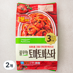 풀무원 뽀모도로 토마토파스타 3인분, 810g, 2개