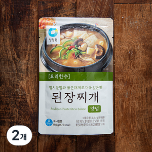 대상 청정원 된장찌개 양념, 150g, 2개