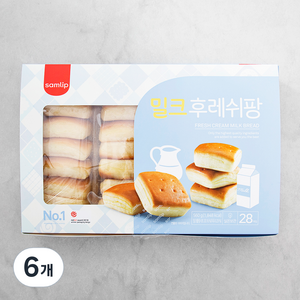 삼립 밀크후레쉬팡, 560g, 6개