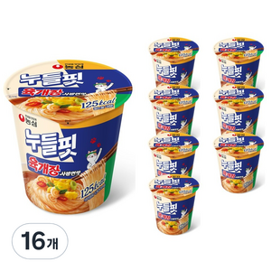 누들핏 육개장사발면맛 35.5g, 16개