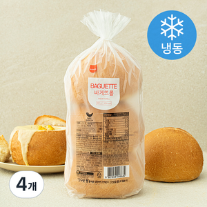 삼립 바게뜨롤 (냉동), 200g, 4개, 3개입