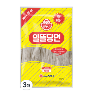 오뚜기 알뜰당면, 1kg, 3개